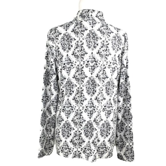 KAREN SCOTT Tops Long Sleeve Mock Neck Women's Sweaters Gray Plus Size 0X - Picture 4 of 10